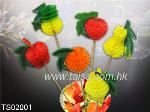 TS02001 HONEYCOMB MIXED FRUIT PICKS