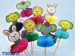 TS02015 4 ASST. HONEYCOMB MIN. ANIMAL PICKS