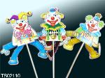 TS02110 3 ASST. PARTY CLOWN WITH SWING LEGS