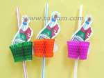 DECORATION, DRINKING STRAW,TAI SAM (PARTY FUN)   