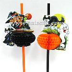 TS04092 HALLOWEEN HONEYCOMB STRAW       
