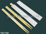BAMBOO CHOPSTICKS IN JAPANESE WHITE BAG             