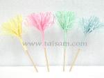 TS09027 65MM COLOUR PAPER LION TAIL PICK