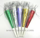 TS26017A01 8" LASER HORN W/8CM FOIL FRINGES