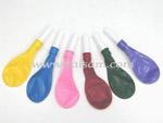 TS68004 9" RUBBER BALLOON W/2,5" WHISTLE