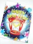 TS76009 130 X180CM PE TABLE COVER(HAPPY NEW YEAR PATTERN)