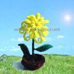 TS83016 CHENILLE CHRYSANTHEMUM CRAFT SET   